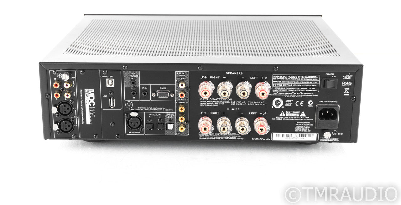 NAD C 390DD Stereo Integrated Amplifier / DAC; C-390DD w/ DD-AP1 MDC Upgrade