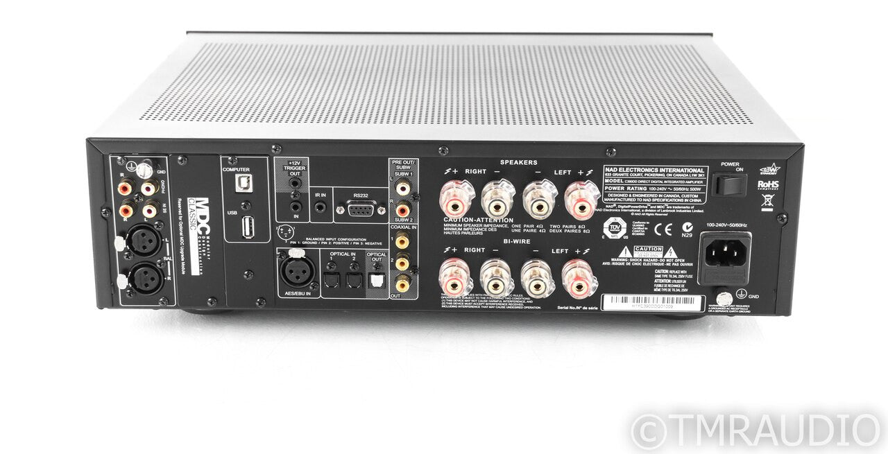 NAD C 390DD Stereo Integrated Amplifier / DAC; C-390DD w/ DD-AP1 MDC Upgrade