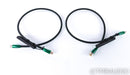 AudioQuest Earth XLR Cables; 1m Pair Balanced Interconnects; 72v DBS