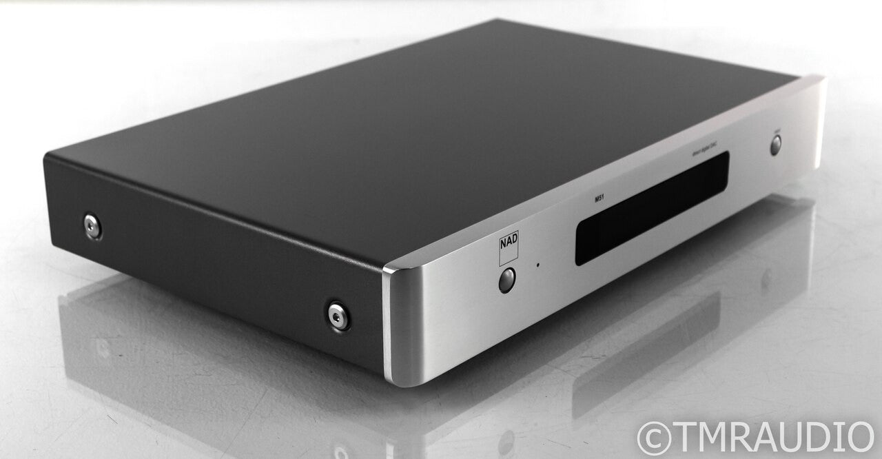 NAD M51 DAC; D/A Converter; Silver; Remote