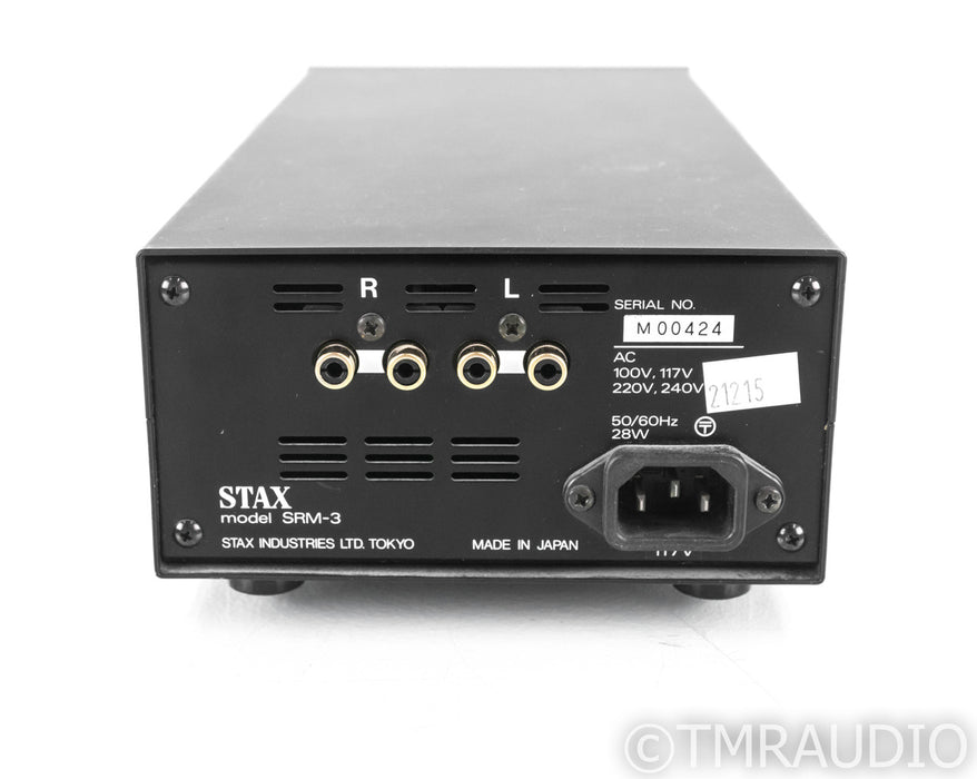Stax SRM-3 Headphone Amplifier for Earspeakers; Driver; SRM3