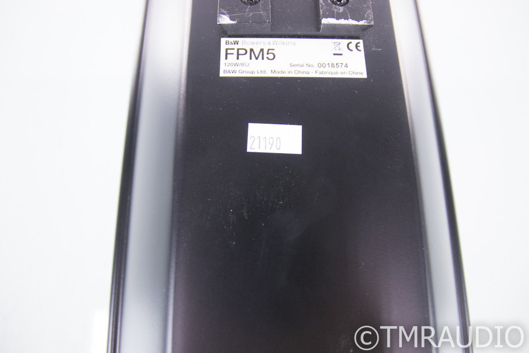 B&W FPM-5 On-Wall / Surround Speaker; Gloss Black Single
