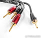 AudioQuest Rocket 88 Bi-Wire Speaker Cables; 8ft Pair; Gold Terminations; 72v DBS