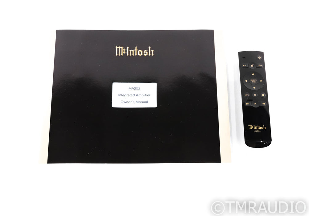 McIntosh MA252 Stereo Integrated Tube Hybrid Amplifier; MA-252; MM Phono; Remote