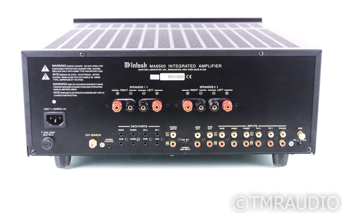 McIntosh MA6500 Stereo Integrated Amplifier; MA-6500; Remote