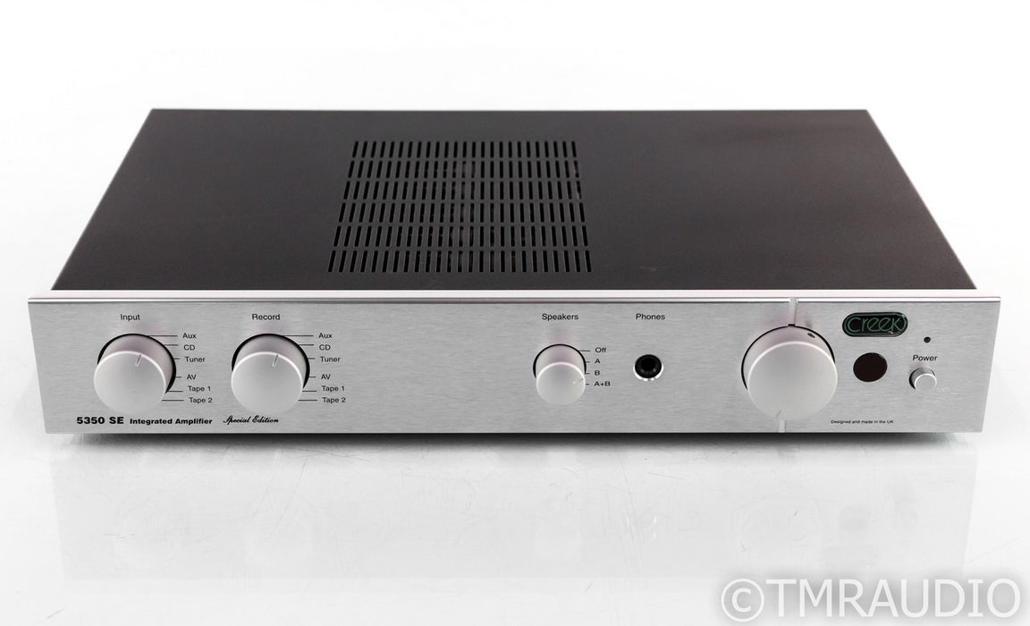 Creek 5350SE Stereo Integrated Amplifier; Silver (No Remote)