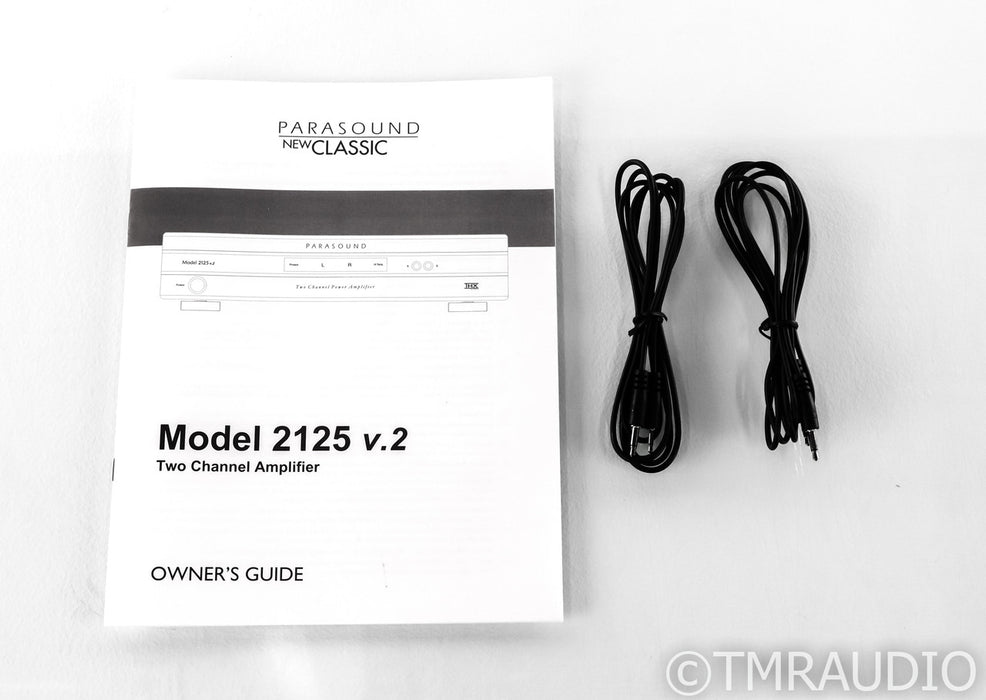 Parasound NewClassic 2125 v.2 Stereo Power Amplifier; 2125v2