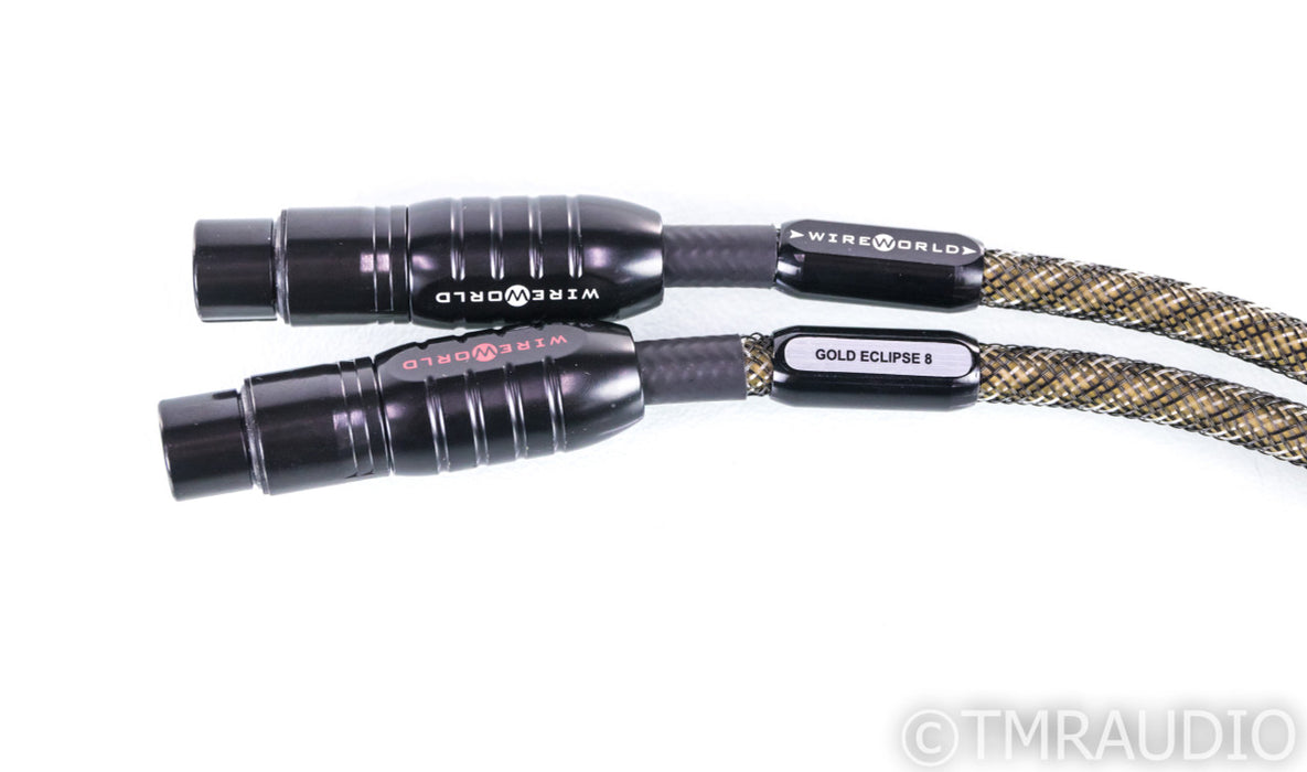 Wireworld Gold Eclipse 8 XLR Cables; .5m Pair Balanced Interconnects
