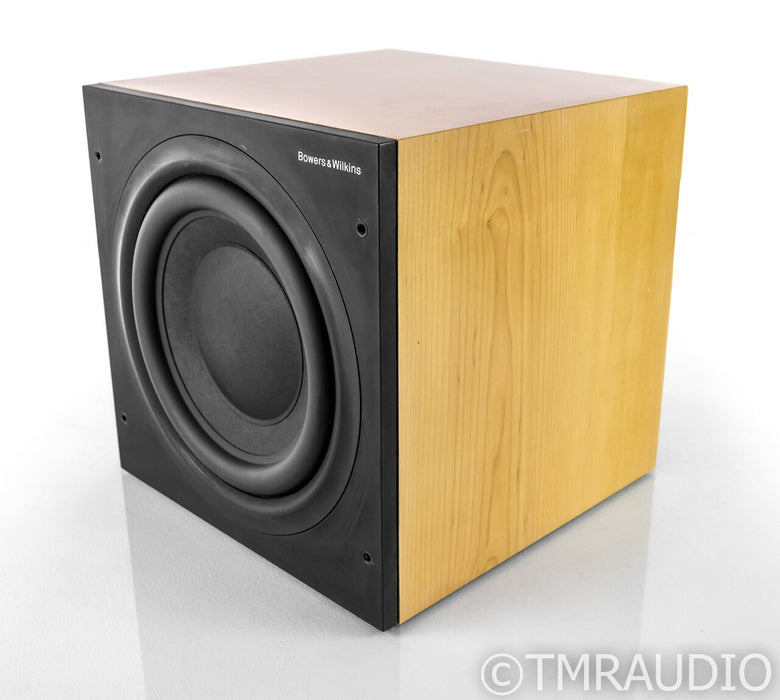 B&W ASW610XP 10" Powered Subwoofer; ASW-610XP; Custom Maple Veneer