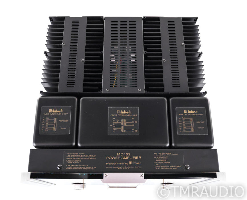 McIntosh MC402 Stereo Power Amplifier; MC-402 (1/0)