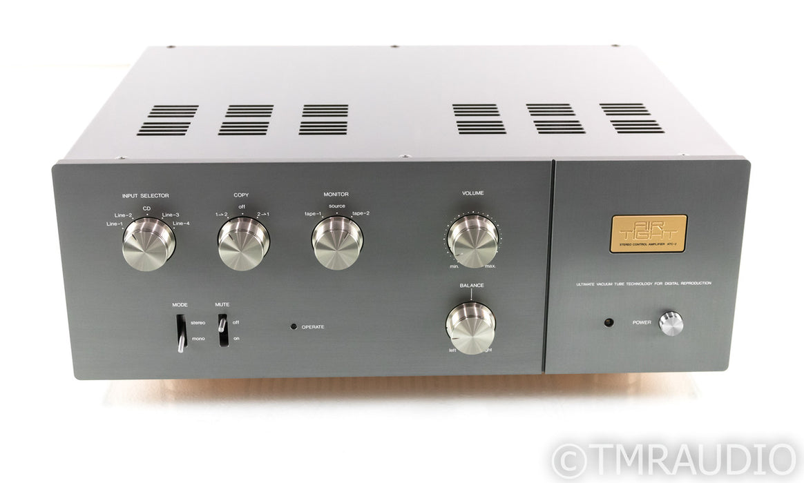 Air Tight ATC-2 Stereo Tube Preamplifier; A&M; ATC2; Dark Faceplate; Alps RK-501