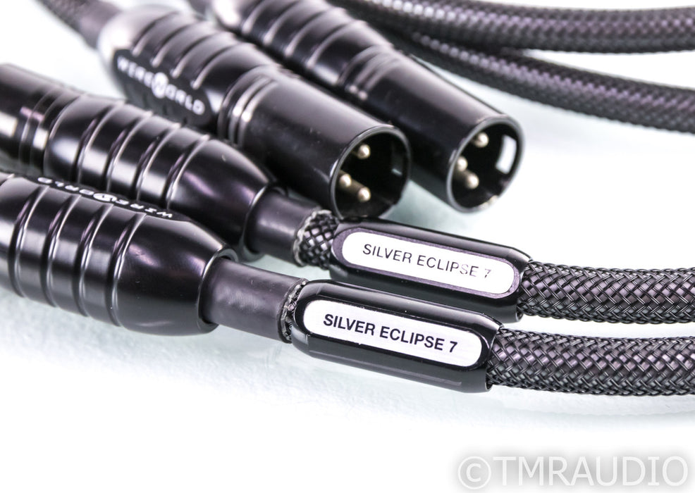 WireWorld Silver Eclipse 7 XLR Cables; 1.5m Pair Balanced Interconnects