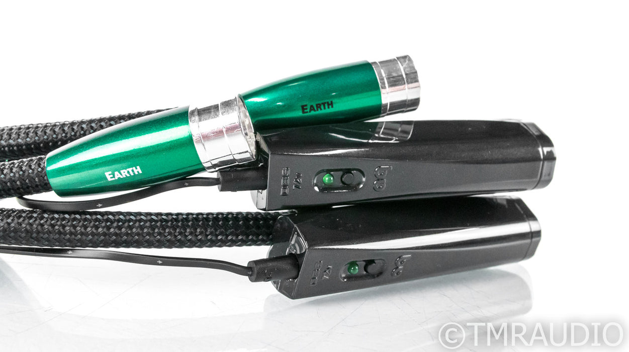 AudioQuest Earth XLR Cables; 1m Pair Balanced Interconnects; 72v DBS (1/7)