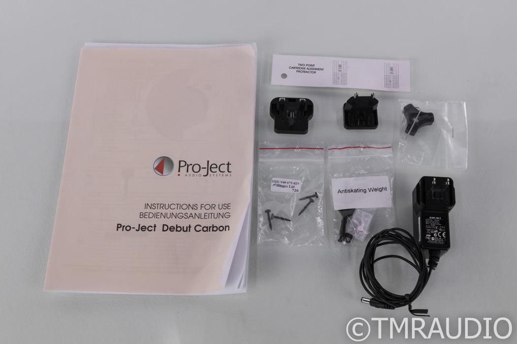 Pro-Ject Debut Carbon DC Turntable; Black; Upgraded Ortofon 2m Bronze Cartridge