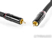 Transparent Super RCA Cables; 1m Pair Interconnects