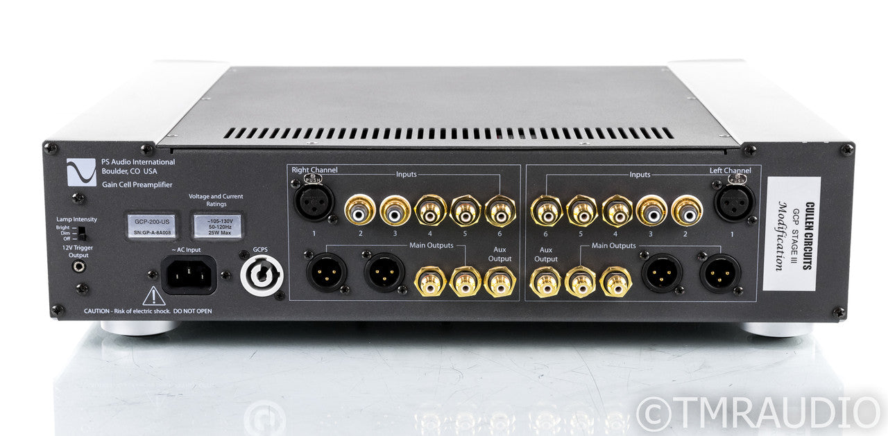PS Audio GCP-200 Stereo Preamplifier; GCP200; Gain Cell; Cullen Stage III