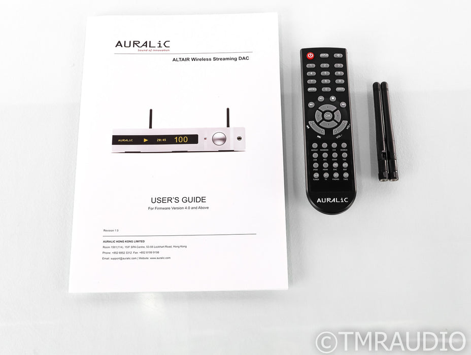 Auralic Altair Streaming DAC; D/A Converter; AirPlay; Wifi