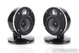 Focal Dome Bookshelf Speakers; Diamond Black Pair; Wall Mount Capable