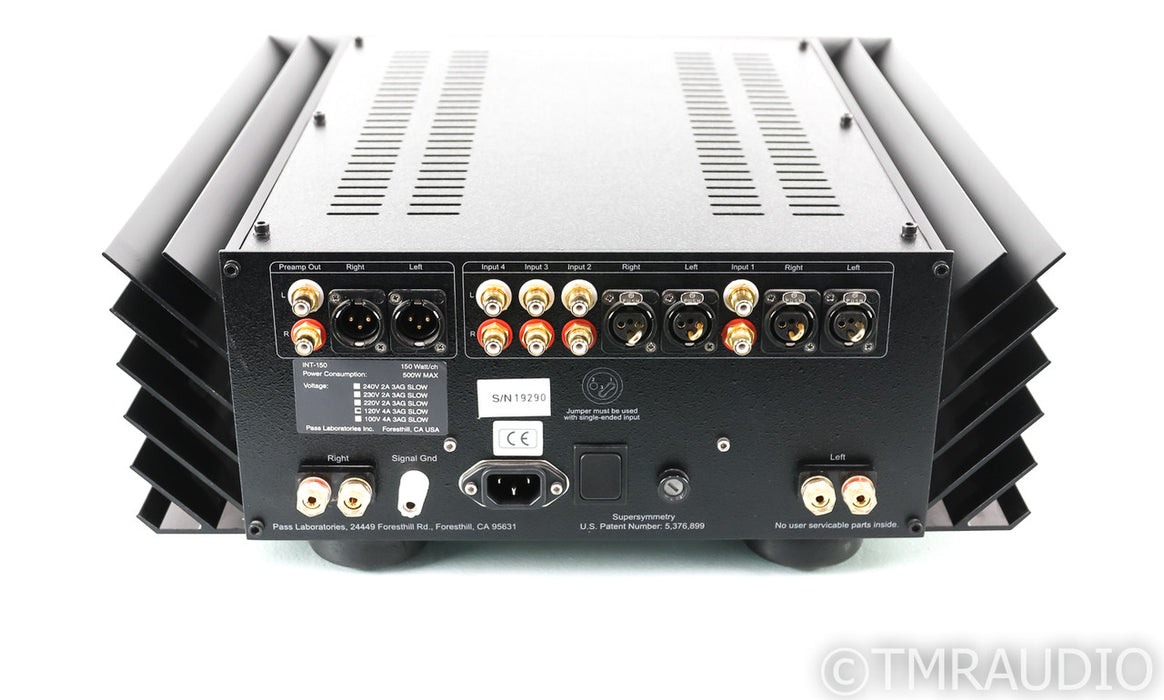 Pass Labs INT-150 Stereo Integrated Amplifier; INT150; Remote