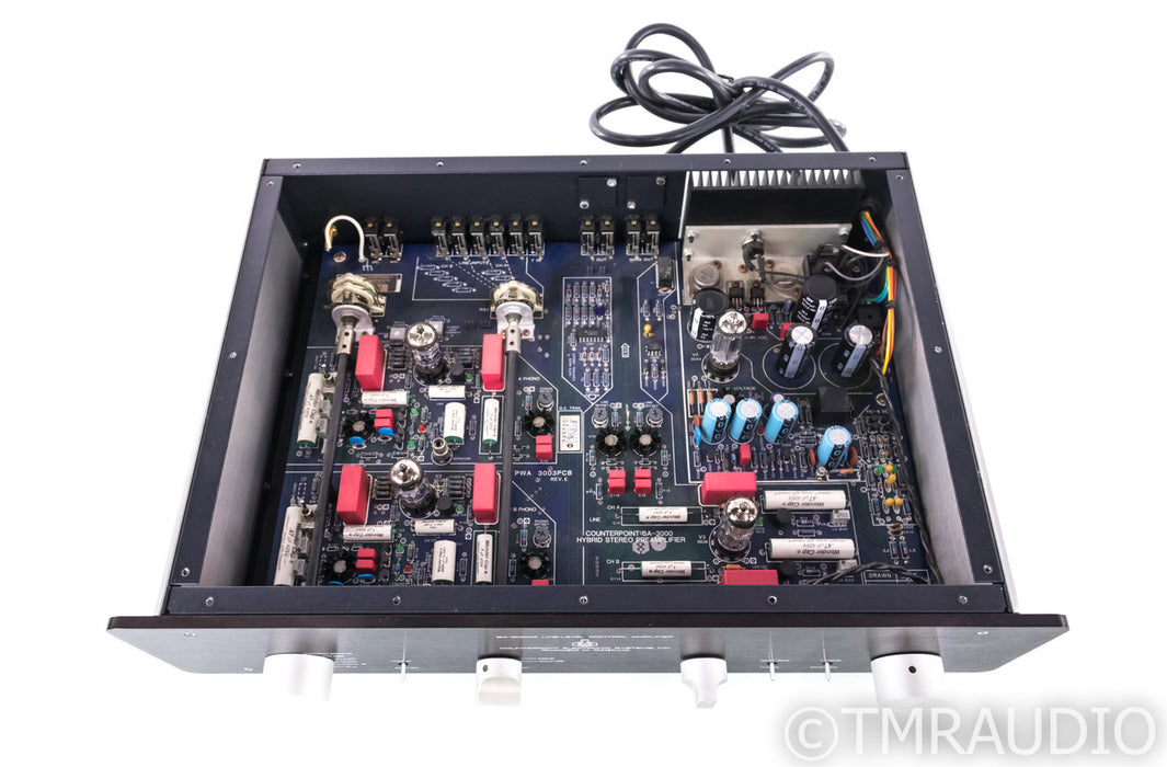 Counterpoint SA-3000 Stereo Tube Hybrid Preamplifier; MM/MC Phono; Rare Tubes