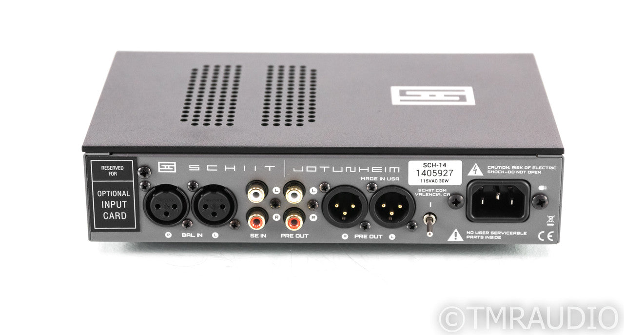 Schiit Jotunheim Balanced Headphone Amplifier; Preamplifier; Black