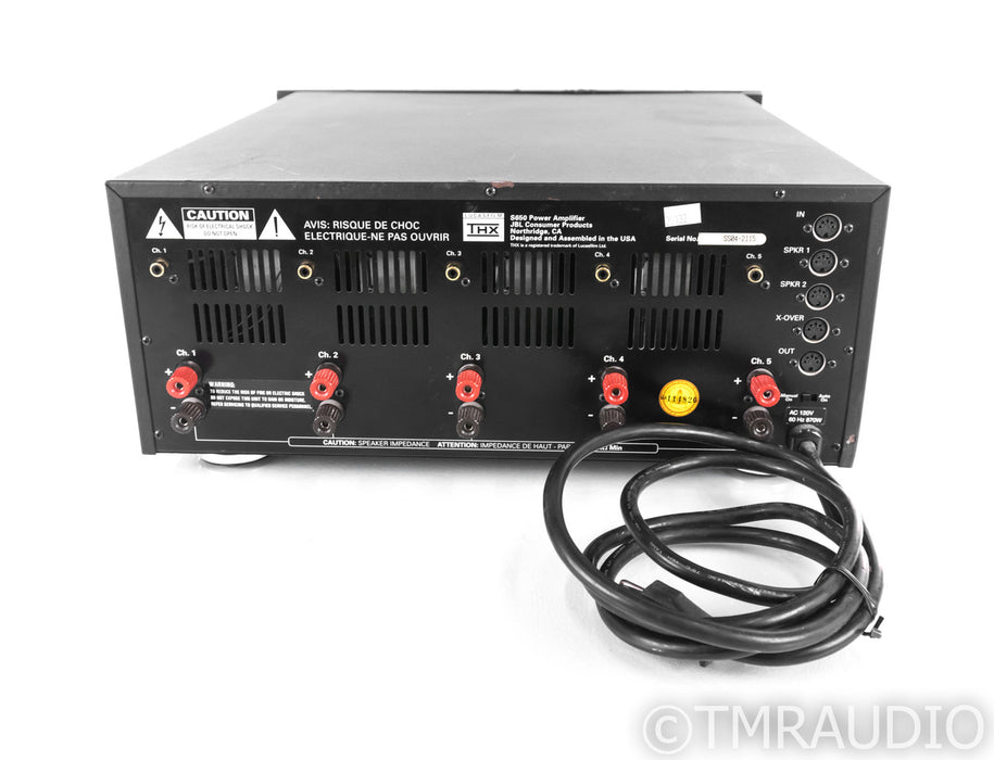 JBL Synthesis S650 5 Channel Power Amplifier; AS-IS (One Channel Out)