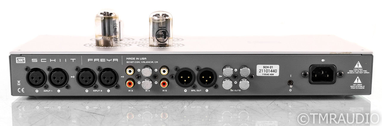 Schiit Freya Stereo Tube Hybrid Preamplifier; Silver