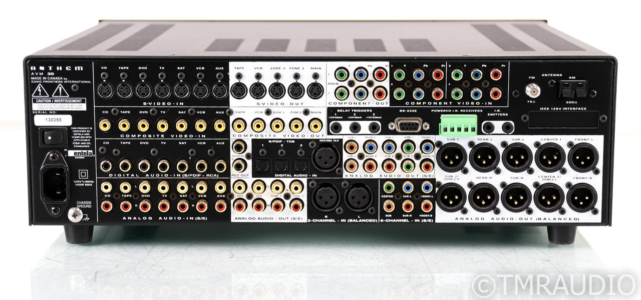 Anthem AVM 30 5.1 Channel Home Theater Processor