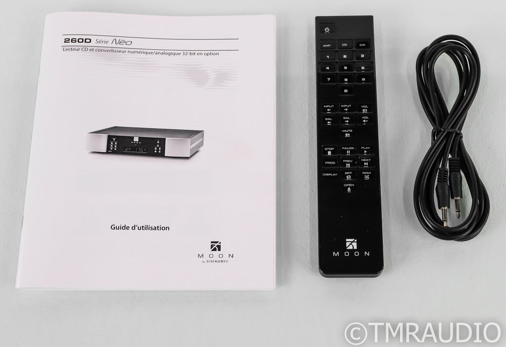 Simaudio Moon Neo 260D CD Transport; 260-D; Remote; Black