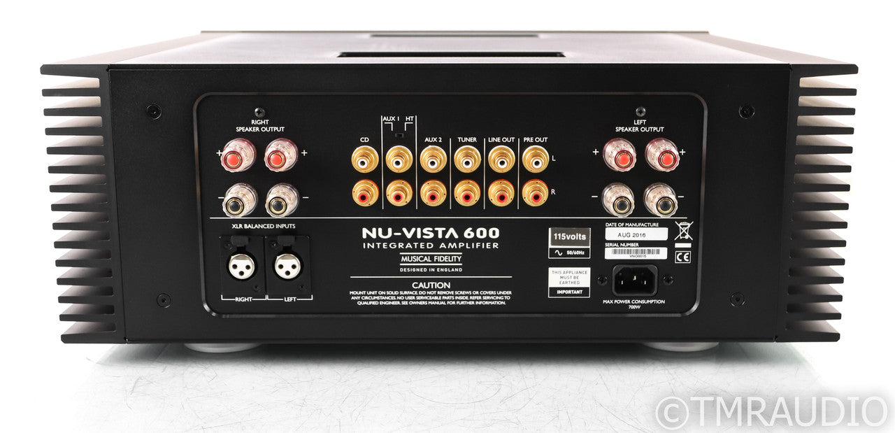 Musical Fidelity Nu-Vista 600 Stereo Integrated Amplifier