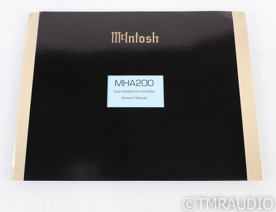 McIntosh MHA200 Tube Headphone Amplifier