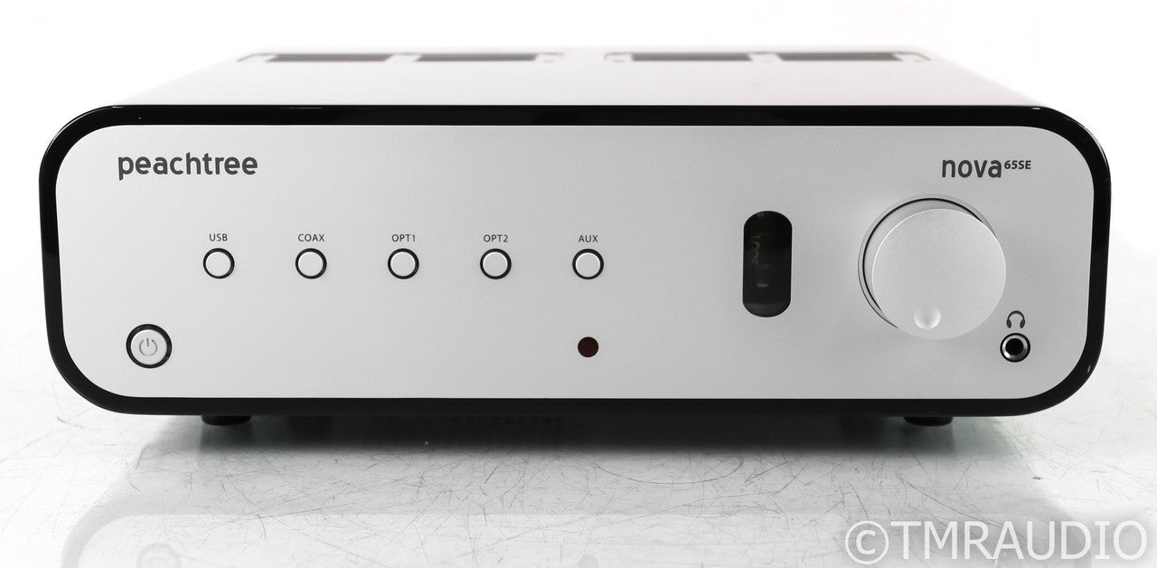 Peachtree Nova65SE Stereo Integrated Amplifier; Gloss Black; Remote; Gloss Black; Remote