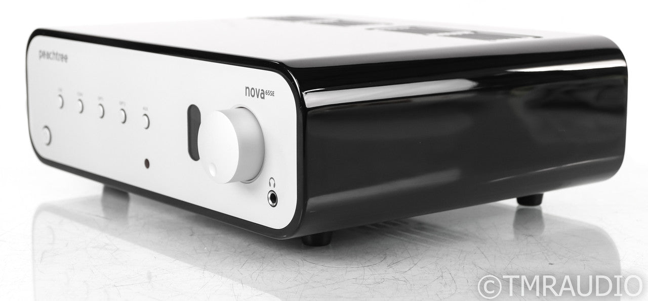 Peachtree Nova65SE Stereo Integrated Amplifier; Gloss Black; Remote; Gloss Black; Remote