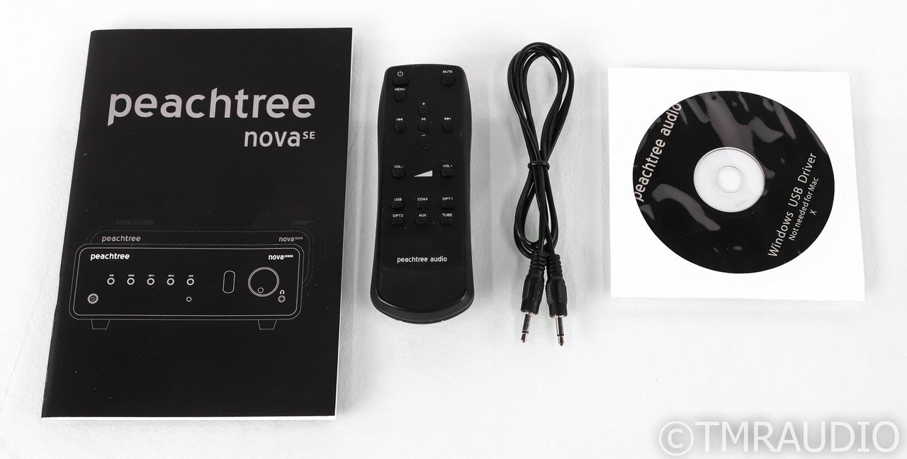 Peachtree Nova65SE Stereo Integrated Amplifier; Gloss Black; Remote; Gloss Black; Remote