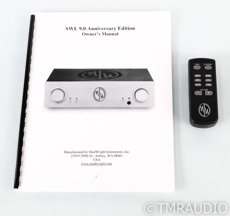 ModWright SWL 9.0 Anniversary Edition Stereo Preamplifier