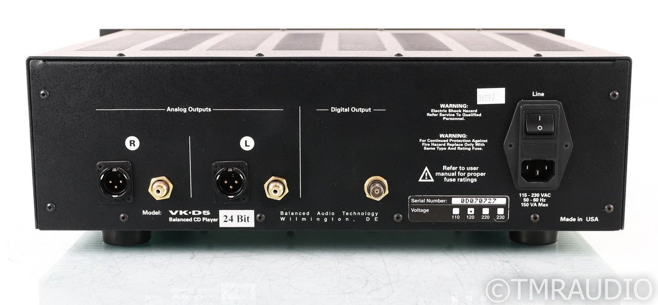 BAT VK-D5SE 24-Bit Tube CD Player