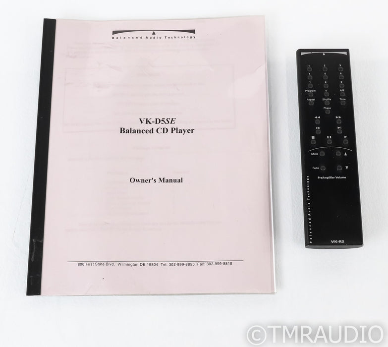 BAT VK-D5SE 24-Bit Tube CD Player