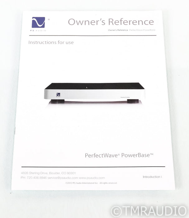 PS Audio Perfectwave PowerBase AC Conditioner / Isolator