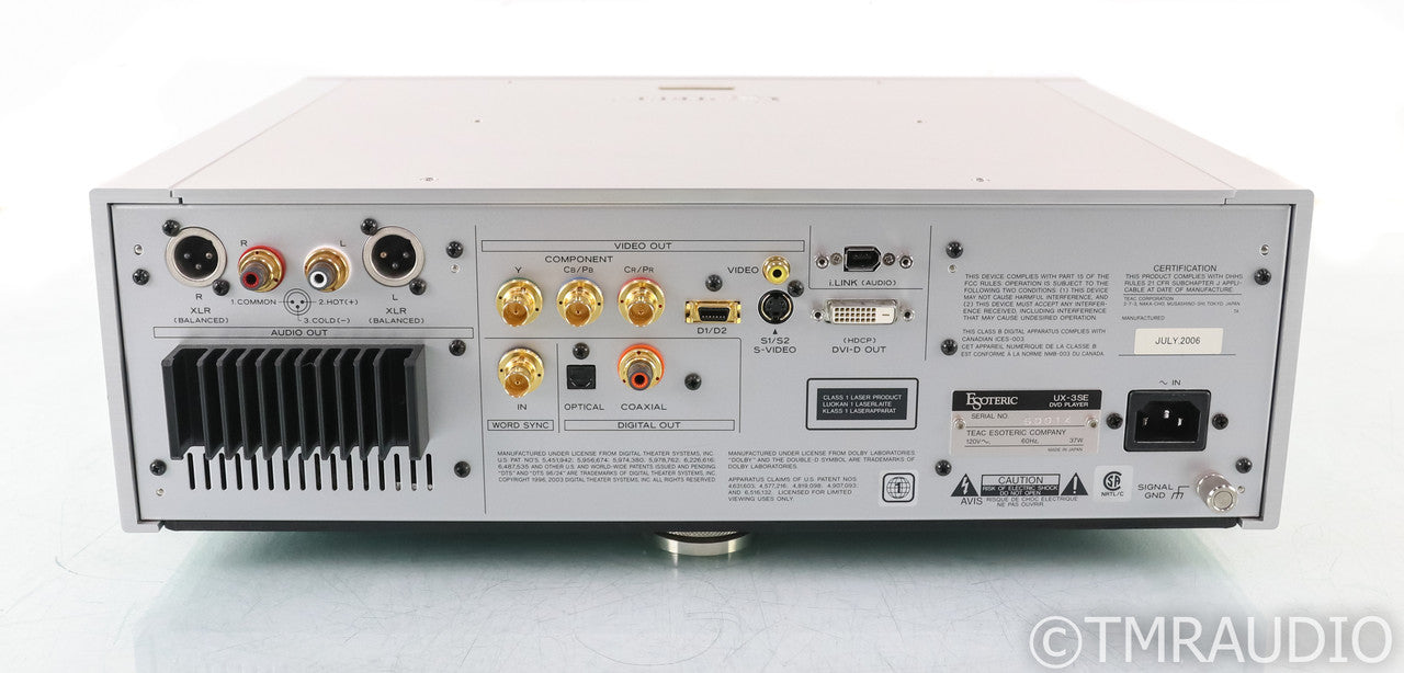 Esoteric UX-3SE SACD / CD / DVD Player