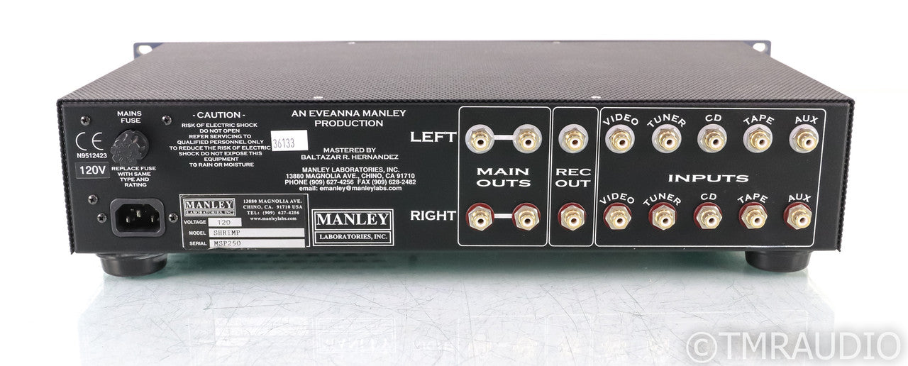Manley Shrimp Stereo Tube Preamplifier