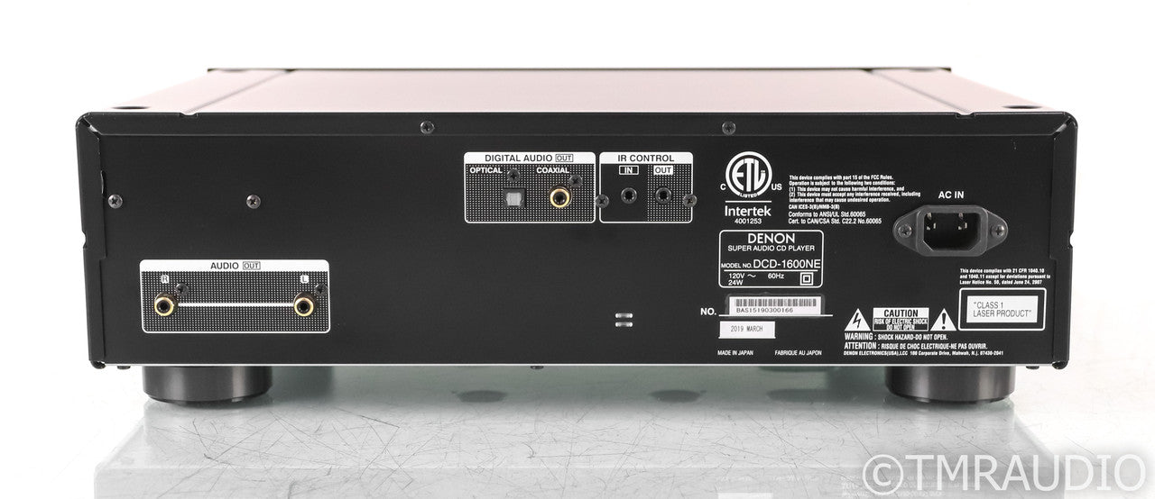 Denon DCD-1600NE SACD / CD Player
