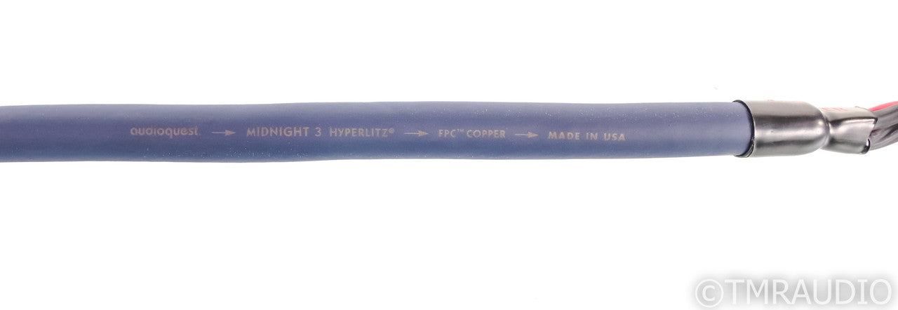 AudioQuest Midnight 3 Hyperlitz Bi-wire Speaker Cables