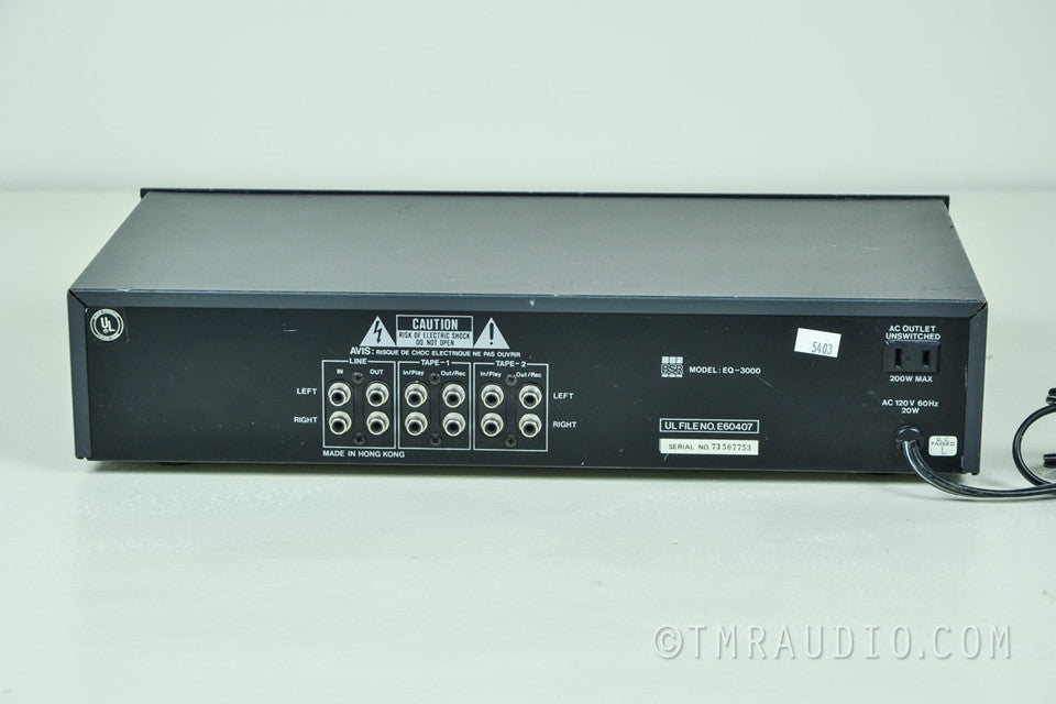BSR Model EQ-3000 Vintage Stereo Graphic Equalizer