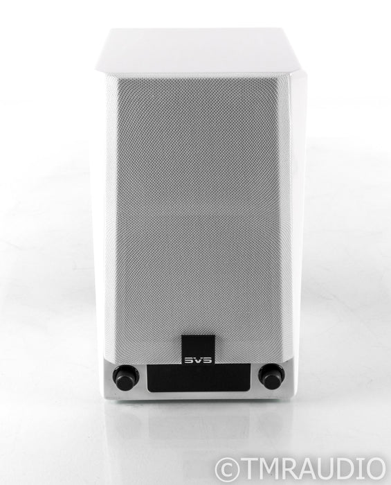 SVS Prime Wireless Powered Bookshelf Speaker; Single; Master; Piano Gloss White