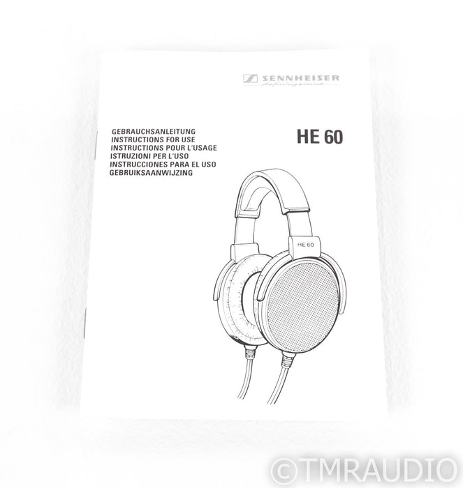 Sennheiser HE60 HE-60 Vintage Electrostatic Open Back Headphones; HE-60; New Drivers