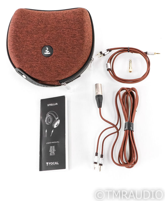 Focal Stellia Closed Back Headphones; Chocolate; Chocolate