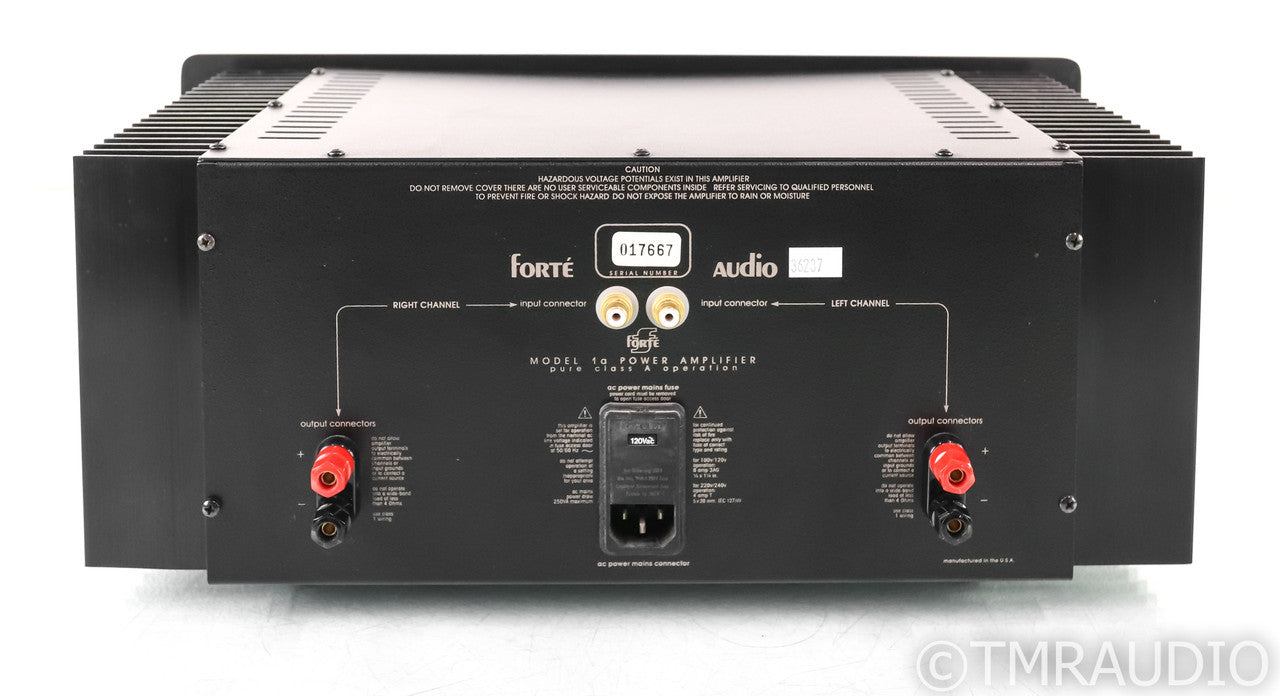 Forte Audio Model 1a Stereo Power Amplifier