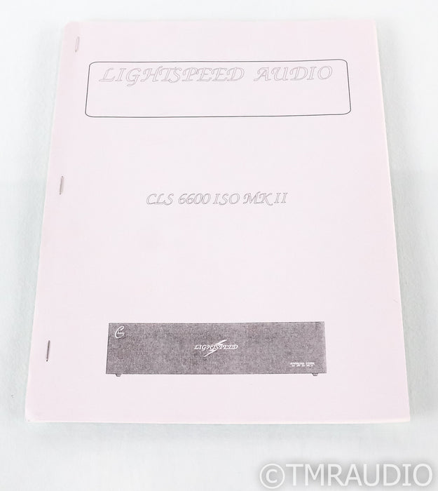 Chang LightSpeed CLS 6600 ISO MK II