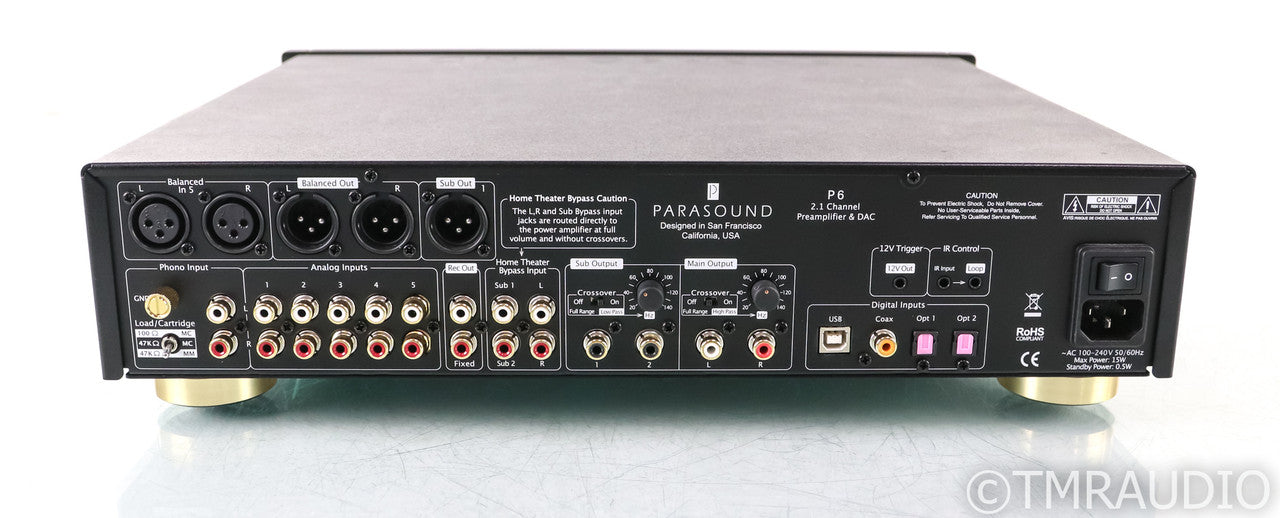 Parasound Halo P6 2.1 Channel Preamplifier