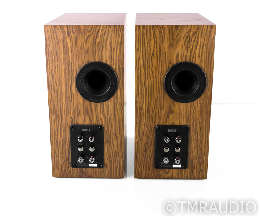 KEF R3 Bookshelf Speakers; Walnut Pair; R-3